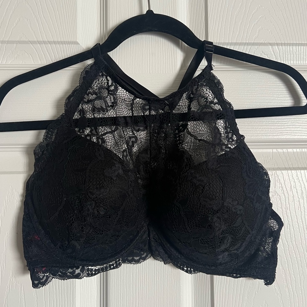 La Senza high neck lace bralette